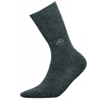 Skarpety bezuciskowe z wełną merynosową DeoMed Wool 43-46 Ciemny szary