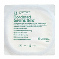 Granuflex Bordered opatrunek hydrokoloidowy na rany 6x6cm 5 szt.