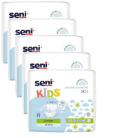 5x Pieluchomajtki dla dzieci Seni Kids Junior 11-20 kg 30 szt. (30 szt., 11-20kg)