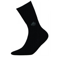 Skarpety bezuciskowe z wełną merynosową DeoMed Wool 43-46 Czarny