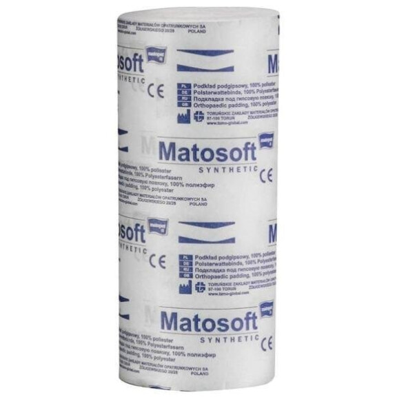 Podkład podgipsowy syntetyczny Matosoft SYNTHETIC 6cm x 3m 1 szt. Jałowe