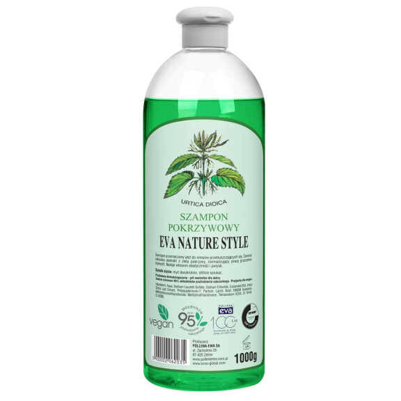 Szampon do włosów przetłuszczających się Pokrzywa Eva Nature Style 1 l