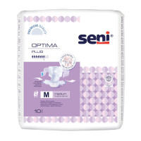 Pieluchomajtki z regulowanym pasem biodrowym Seni Optima Plus M 10 szt.