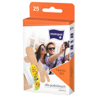 Plastry z opatrunkiem dla podróżujących Travel Set Matopat 25 szt. MIX 25 szt.