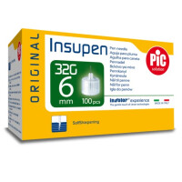 Igły do penów insulinowych Insupen PiC Solution 100 szt. 100 szt. 0.23x6mm 32G