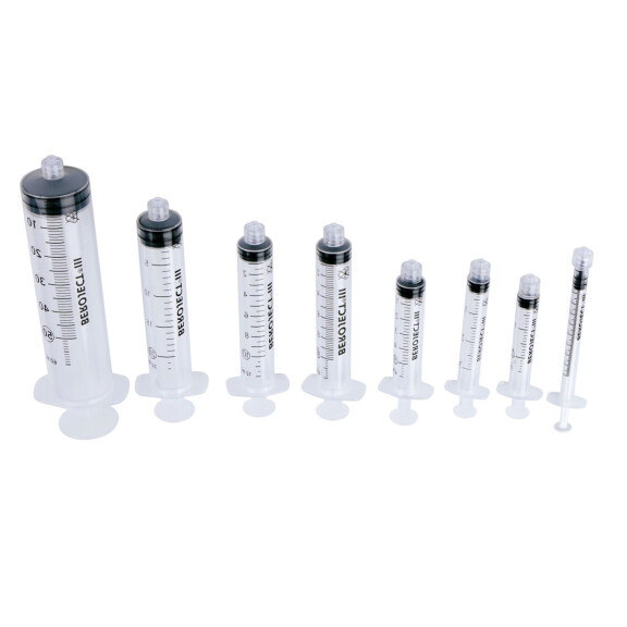 Strzykawki 3-częściowe Luer Lock Beroject III Beromed 100 szt. 5 ml