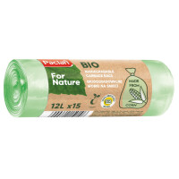 BIO worki na odpady organiczne Paclan 15 szt. 15 szt. 12 l Zielony