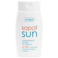 Wodoodporna emulsja do opalania SPF 50+ Ziaja Sopot Sun 125 ml