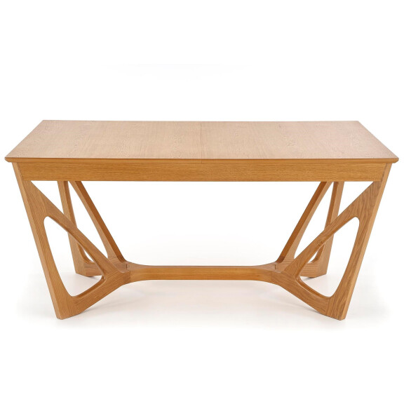 Designerski Drewniany Stół Rozkładany Dębowy do Salonu 160-240x100 WENANTY Dąb Naturalny Halmar