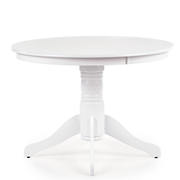 Stół Okrągły 106 cm Biały Kuchenny do Jadalni Glamour GLOSTER Halmar