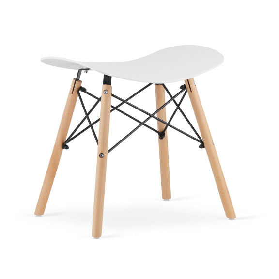 Taboret KORFU - biały x 1