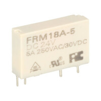 FRM18A-5 DC24V FORWARD INDUSTRIAL CO., Relais: elektromagnetisch (FRM18A-24VDC)
