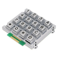 AK-1607-N-SSB-WP-MM ACCORD, Tastatur: Metall (KB1607-MNS-WP)