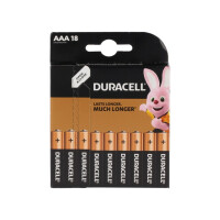 LR3/AAA/MN2400(K18) ECONOMY PACK DURACELL, Batterie: alkalisch (BAT-LR3/DR-B18)