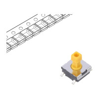 B3FS1052P OMRON Electronic Components, Mikroschalter TACT (B3FS-1052P)