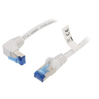 51566 Goobay, Patch cord (S/FTP6A-90-030WH)