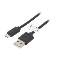 93922 Goobay, Kabel (USB-MICBM-0.6BK)