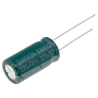 EGF227M1JG20RRSHP SAMXON, Kondensator: elektrolytisch (GF220/63)