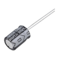 ESK108M0JF12RRS0P1R SAMXON, Kondensator: elektrolytisch (SK1000/6.3)