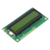 NPC1602LRU-FWB-H POWERTIP, Display: LCD
