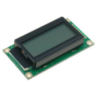 RC0802A-GHW-ESV RAYSTAR OPTRONICS, Display: LCD