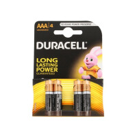 LR03/AAA/MN2400(K4) DURACELL, Batterie: alkalisch (BAT-LR03/DR-B4)