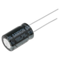 EKM108M1CG16RRSHP SAMXON, Kondensator: elektrolytisch (KM1000/16)