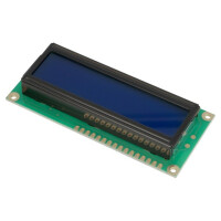 RC1602B-BIW-ESX RAYSTAR OPTRONICS, Display: LCD