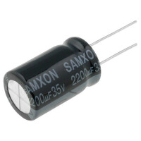 KM 2200U/35V SAMXON, Kondensator: elektrolytisch (KM2200/35)