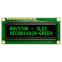 REC001602AGPP5N00100 RAYSTAR OPTRONICS, Display: OLED (REC001602AGPP5N01)