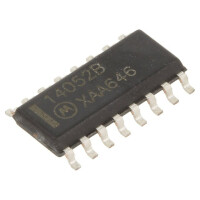 NTE4052BT NTE Electronics, IC: analoger Schalter