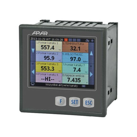 AR207/8/S2/P/P/P/P/IP65 APAR, Datenlogger (AR207/8/S2PPPP65)