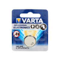 6025 101 401 VARTA, Batterie: Lithium (BAT-CR2025/V-B1)