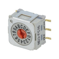ND3FC16P NKK SWITCHES, Encodeur