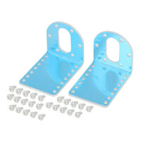 STAMPED ALUMINUM L-BRACKET PAIR FOR 37D POLOLU, Fixation (POLOLU-1084)