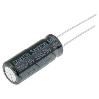 EKM338M1AG25RRSHP SAMXON, Condensateur: électrolytique (KM3300/10)