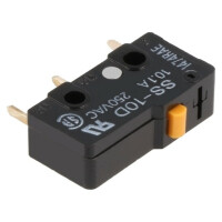 SS-10D OMRON Electronic Components, Microcommutateur SNAP ACTION