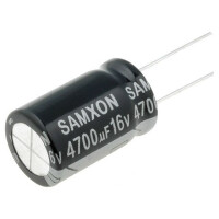 EGT478M1CK25RRSHP SAMXON, Condensateur: électrolytique (GT4700/16)