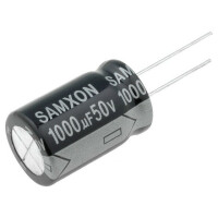 EGT108M1HK25RR SAMXON, Condensateur: électrolytique (GT1000/50)