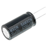 KM 4700U/35V SAMXON, Condensateur: électrolytique (KM4700/35)