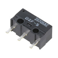 D2F-5 OMRON Electronic Components, Microcommutateur SNAP ACTION
