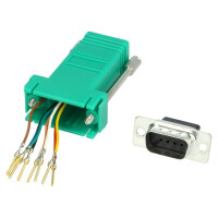 DA9-PMJ8-G-K MH CONNECTORS, Verloopstuk: adapter