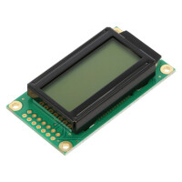 RC0802A-FHW-ESX RAYSTAR OPTRONICS, Display: LCD
