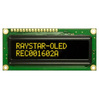 REC001602AYPP5N00100 RAYSTAR OPTRONICS, Display: OLED (REC001602AYPP5N01)