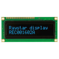 REC001602ABPP5N00100 RAYSTAR OPTRONICS, Display: OLED (REC001602ABPP5N01)