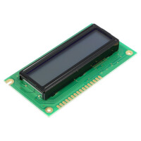 RC1602A-GHW-CSX RAYSTAR OPTRONICS, Display: LCD