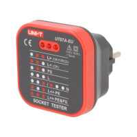 UT07A-EU UNI-T, Tester: tester voor stopcontacten