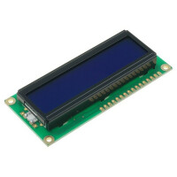 RC1602B-BIY-CSVD RAYSTAR OPTRONICS, Display: LCD