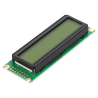 RC1602D-YHY-ESX RAYSTAR OPTRONICS, Display: LCD