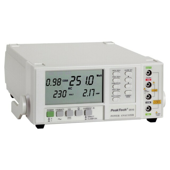 P 2510 PEAKTECH, Messgerät: Leistungsanalysegerät (PKT-P2510)